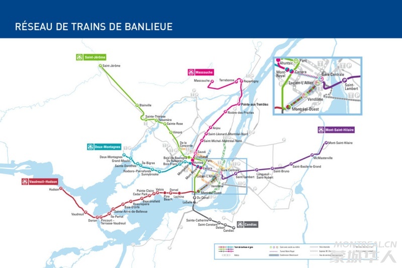 Transit Maps: Submission – Official Map: Montreal Commuter Rail Map, 2018